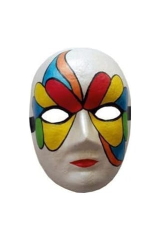 Hobialem 10 Adet, Karton Maske, Boyanabilir Eğitici Maske Boyama, Etkinlik Ve Hobi Maskesi
