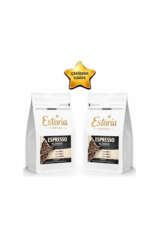 Espresso Arabica Kahve 2x250g Çekirdek Kahve 500g