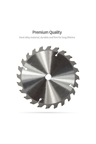 Suofeng Tct Daire Testere 165mm 24 Dişli Ahşap Plastik Kesici 20mm İç Çap 8000 Rpm Dayanıklı Çelik Gümüş