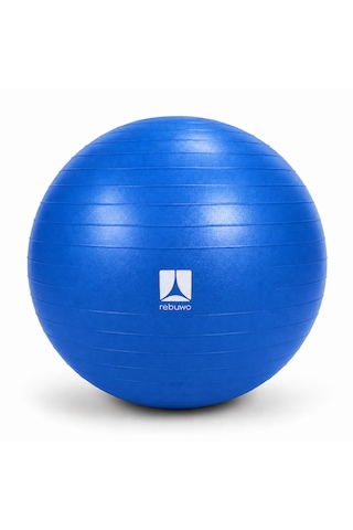 Rebuwo Pilates Topu 65 Cm Mavi