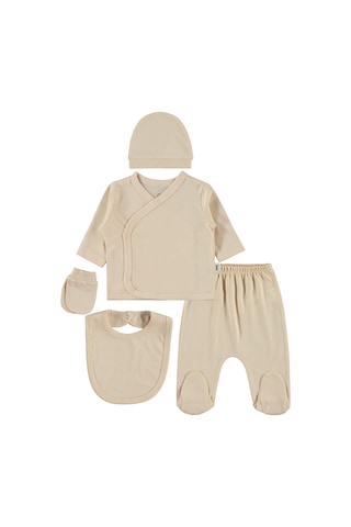 Civil Baby Basic Zıbın Takımları - Kahverengi Taba