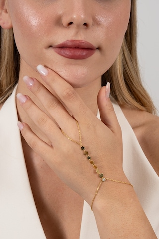 925 Ayar Gümüş Şahmeran Altın Yaldızlı Zirkon Taşlı Pullu Şahmeran Barcode Beyaz - Rose Gold