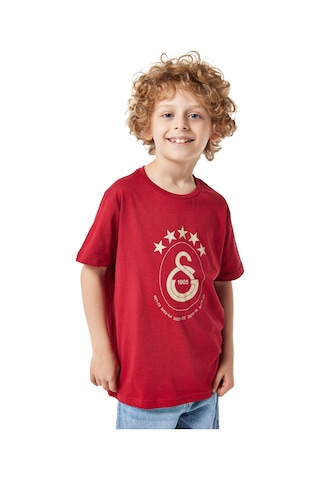 Gsstore Galatasaray 5 Yıldız Çocuk T-shirt C251352-1 Kırmızı