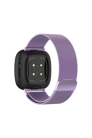 Galaxy Watch 46mm 22mm Uyumlu Krd-12 Metal Zore Kordon-açık Mor