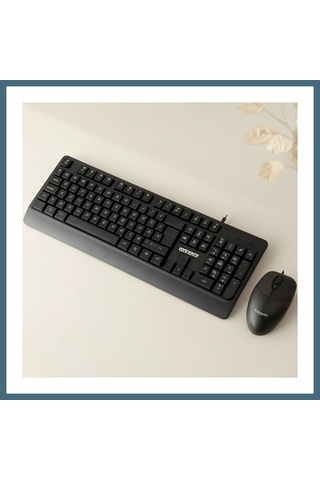 Agc Uygun Sepet Usb Kablolu Q Klavye & 1200 Dpı Mouse Seti Agc Diğer