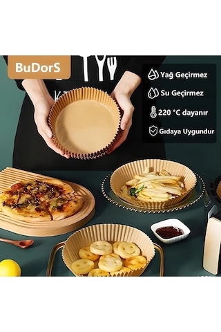 Fritöz Pişirme Kağıdı 50 Adet Renkli