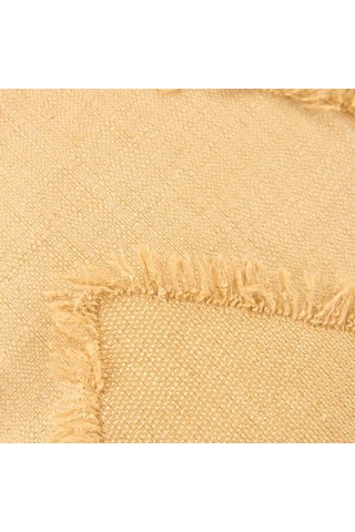 Evidea Soft Ros Kırlent - Hardal - 45x45 Cm Hardal