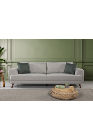 Nobis Yataklı Kanepe Keten Krem