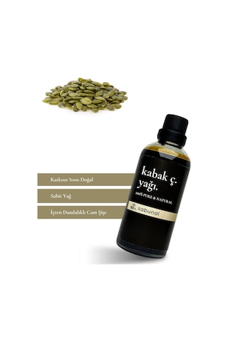 Sabunal Kabak Çekirdeği Yağı 100 ML - Soğuk Sıkım