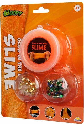 Karanlıkta Parlayan Turuncu Slime