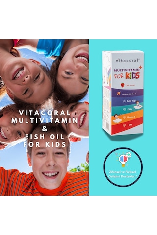 Multivitamin & Fish Oil Complex For Kids 150 ML
