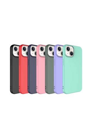 Apple Uyumlu iPhone 14 Plus Uyumlu Zore Mara Lansman Kılıf-kırmızı Kirmizi -
