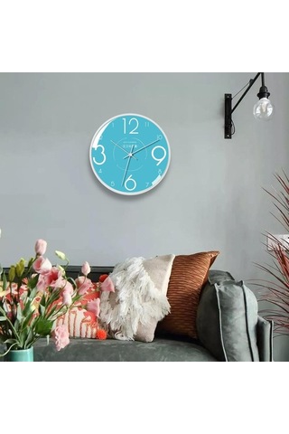 Pazly Yaratıcı Suntek Stil-c Stil Saat Ofis Modern Komik Inç Geriye C 12 Hd Çok Renkli