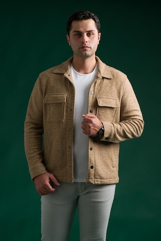 Sir Slimfit Çıtçıt Kapamalı Yan Ve Kapak Cepli Astarsız Yakalı Kırçıllı Spor Kısa Ceket 001