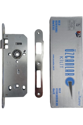 Oval 40mm Gömme İç Kapı Wc Kilidi Tuvalet Ve Banyo Kapısı Kilidi Wc 23mmx40mm