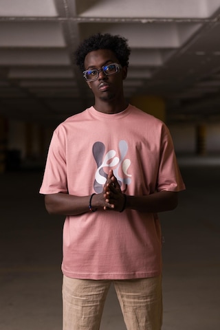 Bisiklet Yaka  Önü Baskılı Oversize Geniş Model T-shirt 001