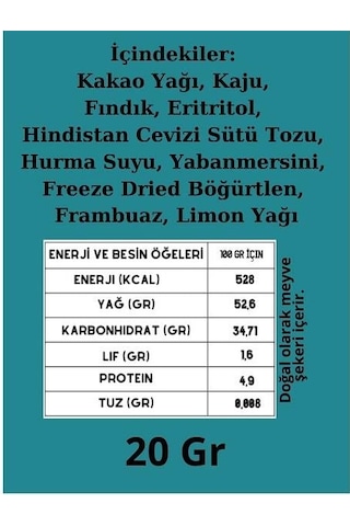 Dolcida Şekersiz Beyaz Çikolata 20gr-3364