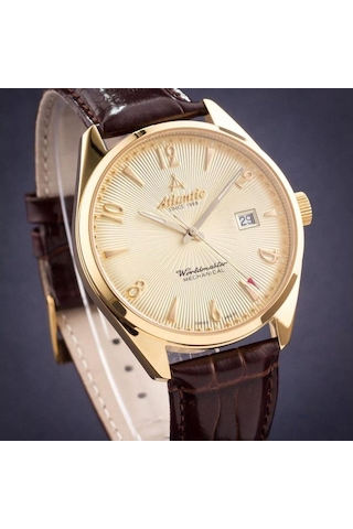 Atlantıc 51651.45.35g Erkek Kol Saati Altın