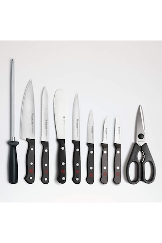 Wüsthof Gourmet 10 Parçalı Akasya Bıçak Bloğu Seti Takımlar Çok Renkli