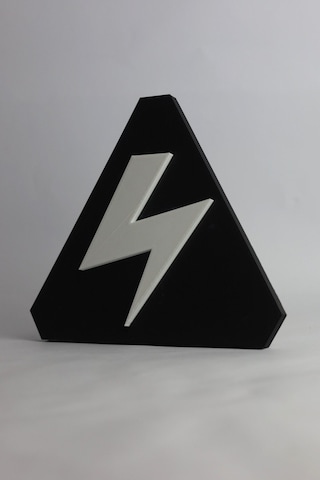 Yüksek Voltaj - 3 Boyutlu Tabela 17cm