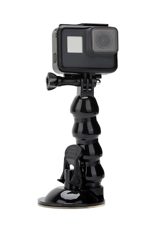 Ayex Ax-231 Vantuzlu Araç İçi Esnek Kamera Tutucu Gopro, Djı Osmo Actıon, Insta360 İle Uyumlu