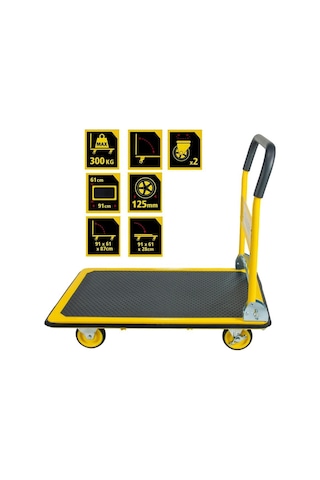 Stanley Pc538 300kg Profesyonel Paket Taşıma Arabası