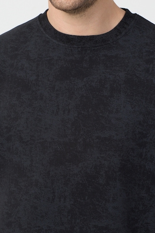 Urbantrendstore Baskılı Asit Yıkamalı Pamuklu Oversize Salaş Rahat Kalıp Günlük Özel Gün Tişört Biskilet Ve Yuvarlak Yaka Tshirt Regular Normal Kalıp Casual Terletmeyen Soft Dokulu Tarz Bayrama Özel Tişört Siyah