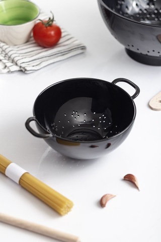 Akrilik Siyah Mini Pirinç Süzgeçi & Bakliyat Süzgeçi 3 Su Bardağı Ölçülü Diğer