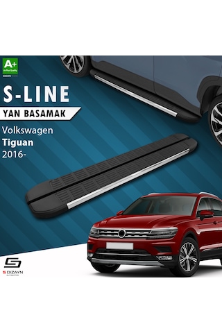S-dizayn Vw Tiguan 2 S-line Krom Yan Basamak 173 Cm 2016 Üzeri