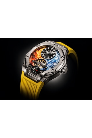 Pagani Design Pd-981 Everest Dağı Zirvesi Serisi Limited Edition Otomatik Erkek Kol Saati Sarı Gümüş