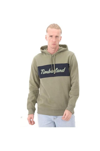 Timberland Ls Cursive Hoodie Erkek Sweatshirt-113 Haki