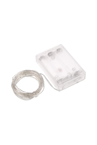 Teltree Ip65 Su Geçirmez 3m 30 Led Mavi Işık Zinciri - 4.5v Pilli, Romantik Ve Festivite Atmosferi Oluşturucu Mavi