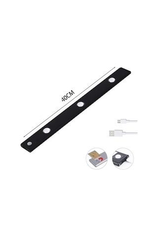 Sensörlü Şarjlı Mıknatıslı 3 Farklı Işık Dimmerli Bella Kabin Led