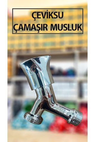 Çevik Su Karizma Çamaşır Makinası Musluğu Çamaşır Makinaları Bağlantı Hortumlarına Uyumludur