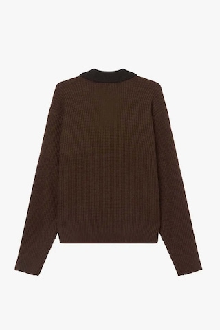 Aymer American Rag Cie Danny Polo Kazak - Relaxed Fit, %100 Akrilik, Butonlu Yaka Ve Tek Göğüs Cebi İle Haki Xs