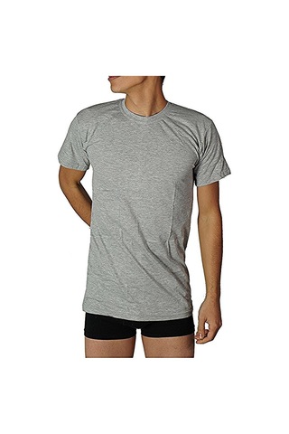 Anıt 1107 Erkek Ribana Sıfır Yaka Kollu Fanila Renkli 6'Lı