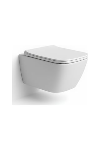 Turavit LN5610 Luna Rimout Kanalsız Asma Klozet Nkp Yavaş Kapak