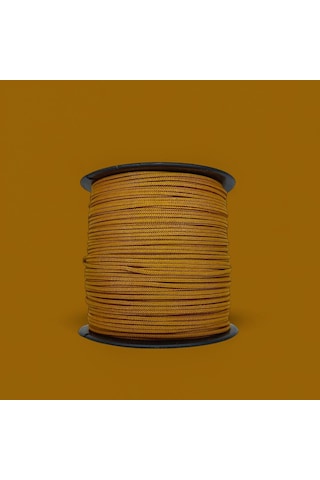 Mg Ropes Paraşüt İpi 1 Mm Hardal Renk 1 Makara 100 Metre