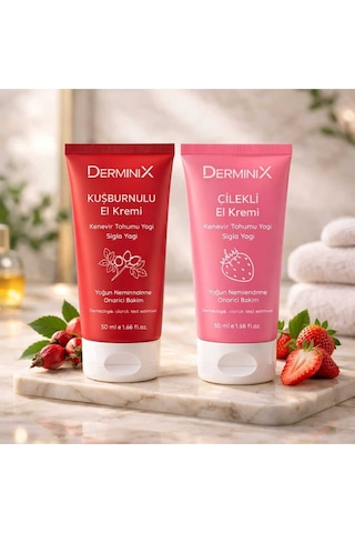 El Kremi 2'li Set 50 Ml Çilek & Kuşburnu Yoğun Nemlendirici Bakım
