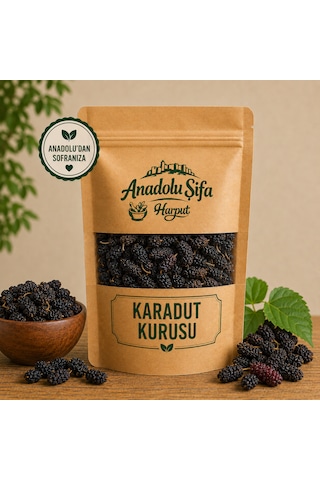 Anadolu Şifa Harput Karadut Kurusu 100 Gr Kurutulmuş Meyve Doğal Ve Katkısız 100 G
