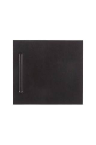 2k 565-1 Sümen Takımı Mdf Malzemeden Suni Deri Kaplı Tek Parça Pad Toplantı Sümeni 35x32 Cm, Siyah