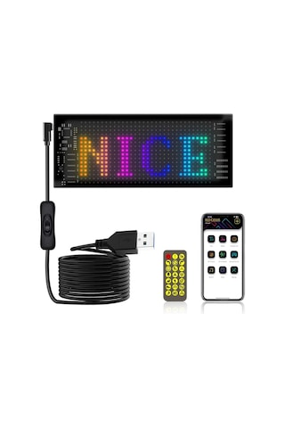 16x32 Cama Yapışan Matrix Panel Led Ekran