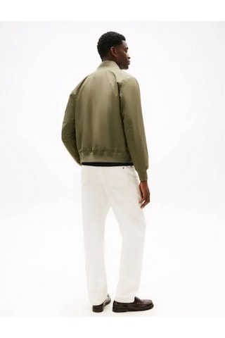 Tommy Hilfiger Erkek Katlanabilir Su Geçirmez Bomber Ceket Mw0mw39629plı Yeşil