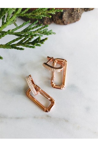 İç İçe Geçmeli Sallantılı Küpe