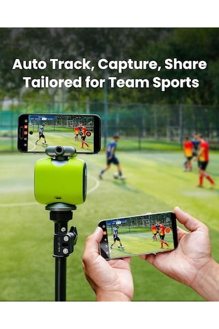 Xbotgo Chameleon Aksiyon Kamerası 4k 60fps - Futbol İzleme Ve Basketbol Kaydı Takım Sporları İçin Aksiyon Kameraları, Canlı Yayın, Apple iOS Ve Android Grafit Lava İle Uyumlu