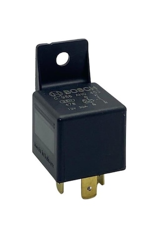 Bosch 12V 4 Uçlu 30 A Dirençli Ters Tip Ayaklı Röle