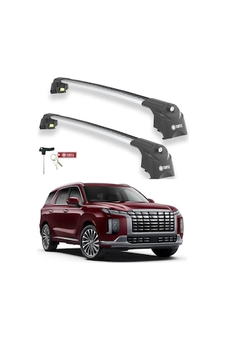 Turtle Hyundai Palisade Lx2 2020-2025 Ara Atkı Air2 Gri