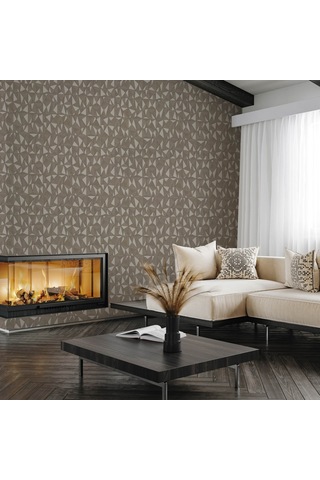 Adawall Omega 23204-4 Çizgili Modern Geometrik Desenli Düz Sade Duvar Kağıdı