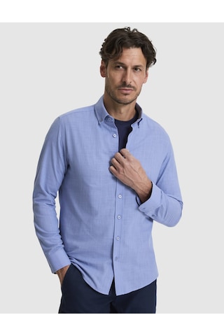 Pierre Cardin Erkek Mavi Gömlek Desenli 50325355-vr036