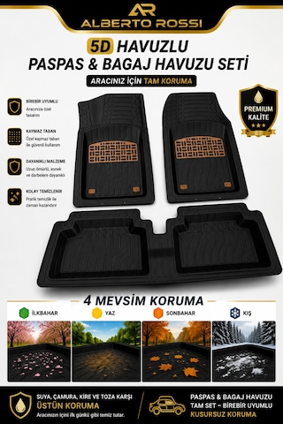 Bmw İx1 2024+ Uyumlu Araca Özel 3d Bagaj Havuzu Ve Paspas Joker Ahşap